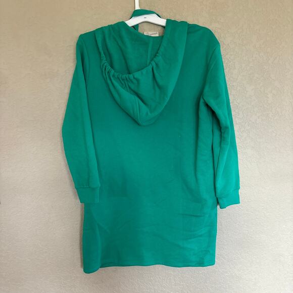 NWT Universal Thread Long Sleeve Mini Fleece Tunic Dress Green Women's Size XS - Picture 7 of 10